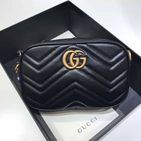 Gucci GG Marmont matelassé mini bag 相机包 448065
