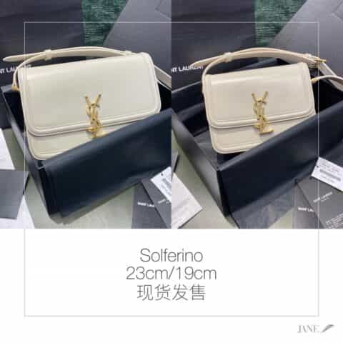 Saint laurent Ysl Solferino Box Bag 复古白634305 634306