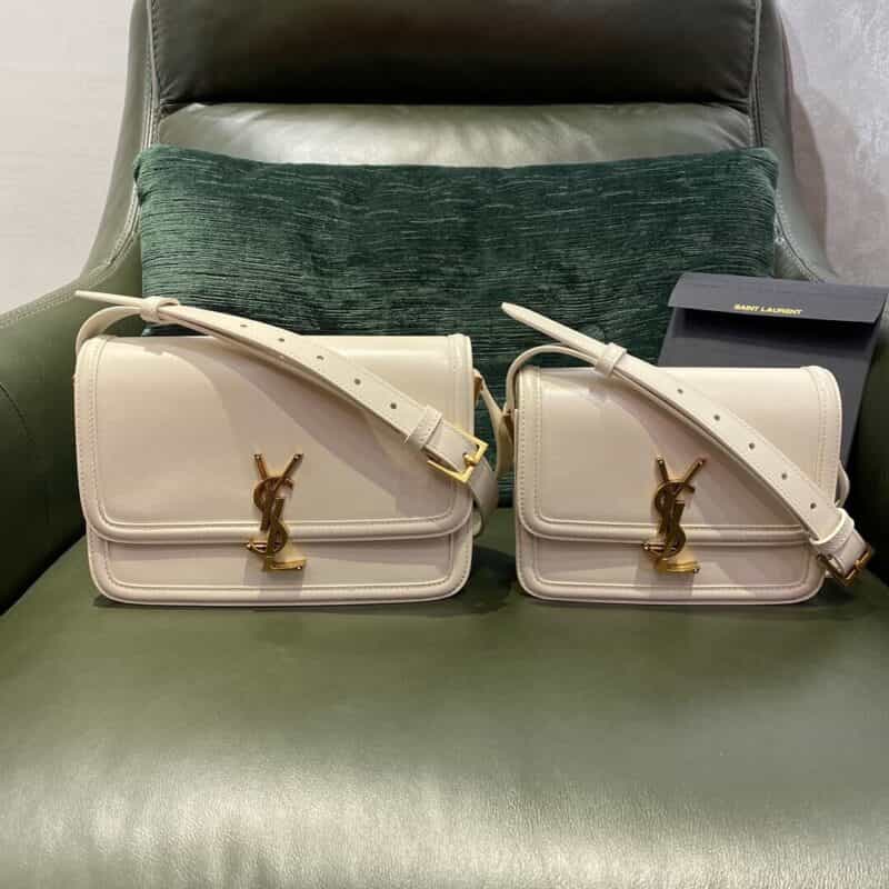 Saint laurent Ysl Solferino Box Bag 复古白634305 634306