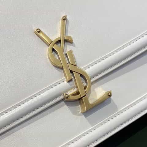 Saint laurent Ysl Solferino Box Bag 复古白634305 634306