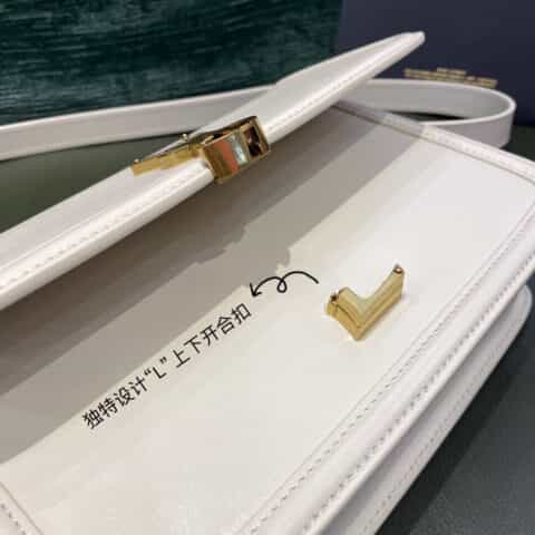 Saint laurent Ysl Solferino Box Bag 复古白634305 634306