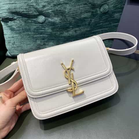 Saint laurent Ysl Solferino Box Bag 复古白634305 634306