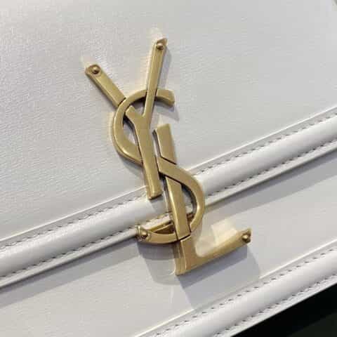 Saint laurent Ysl Solferino Box Bag 复古白634305 634306