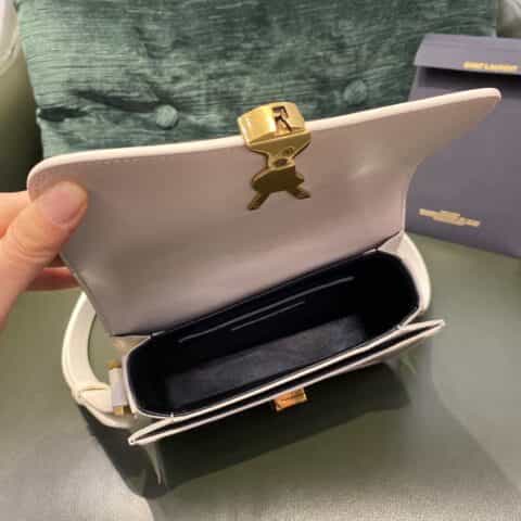 Saint laurent Ysl Solferino Box Bag 复古白634305 634306
