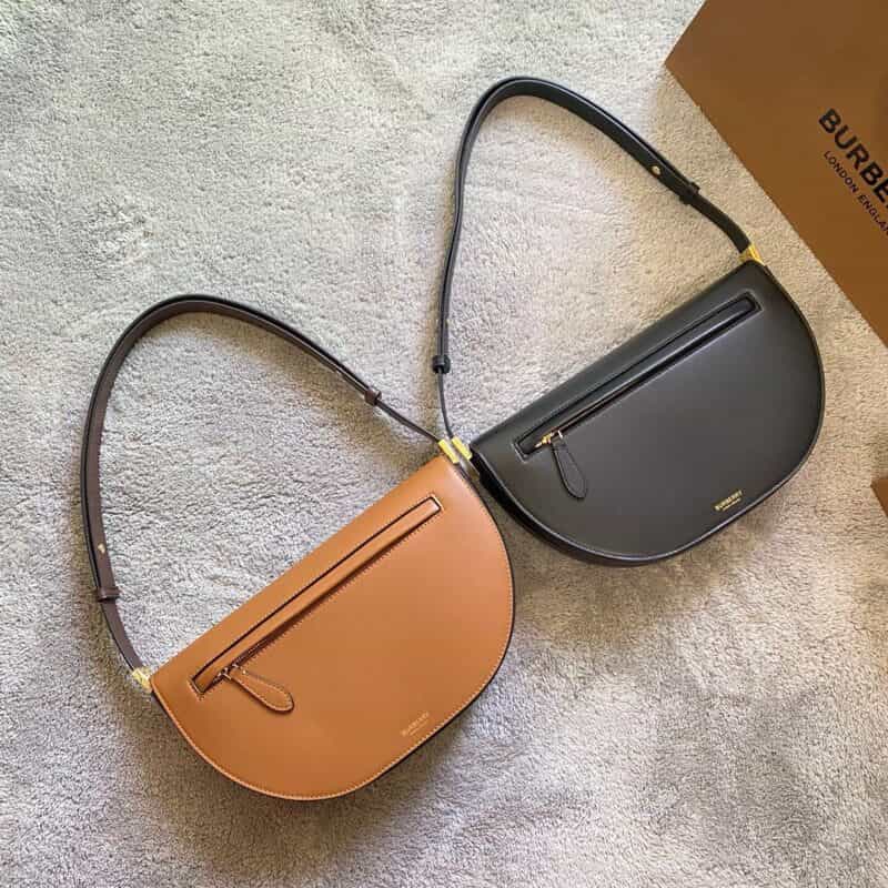 Burberry巴宝莉意大利鞣制皮革时装秀款肩背包