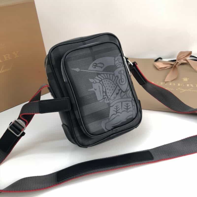 Burberry巴宝莉标志性 London 格纹London斜背包