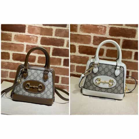 GUCCI古驰马衔扣1955系列迷你手提包640716