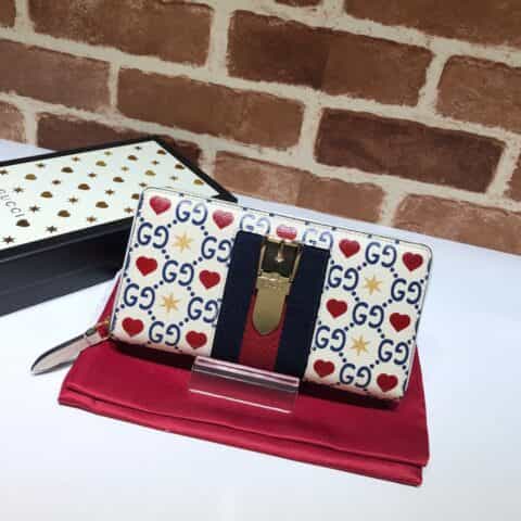 GUCCI古驰七夕款双G钱包476083