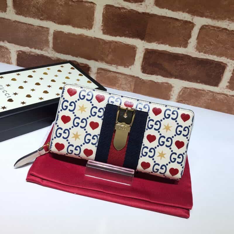 GUCCI古驰七夕款双G钱包476083