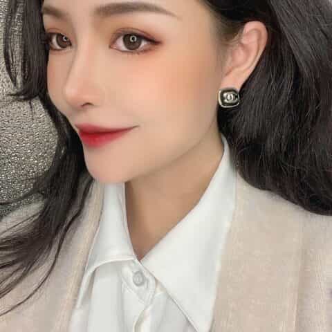 20新款CHANEL香奈儿双c耳钉耳环
