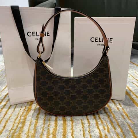 Celine思琳 Ava Bag in Triomphe Canvas 腋下包 193952