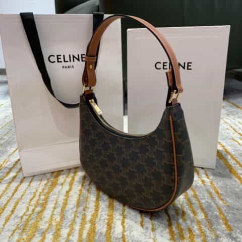 Celine思琳 Ava Bag in Triomphe Canvas 腋下包 193952