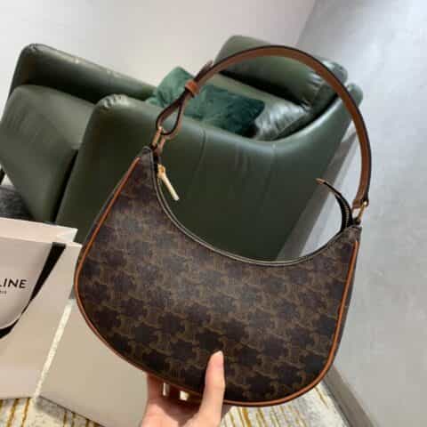 Celine思琳 Ava Bag in Triomphe Canvas 腋下包 193952