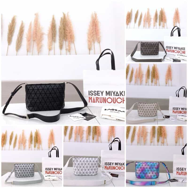Issey Miyake三宅一生牛皮宽肩带流浪包AG314