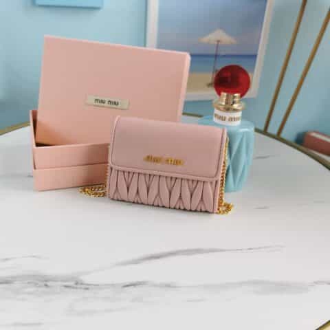 MIUMIU缪缪Matelasse顶级进口小羊皮迷你小包5TM013