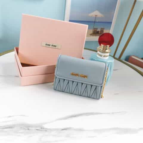 MIUMIU缪缪Matelasse顶级进口小羊皮迷你小包5TM013