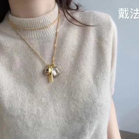 新款 CHANEL香奈儿项链毛衣链