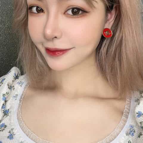 新款CHANEL香奈儿双c耳钉耳环