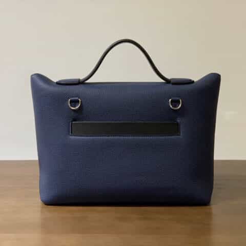 Hermès爱马仕 Kelly 2424 宝石蓝拼黑色 29CM
