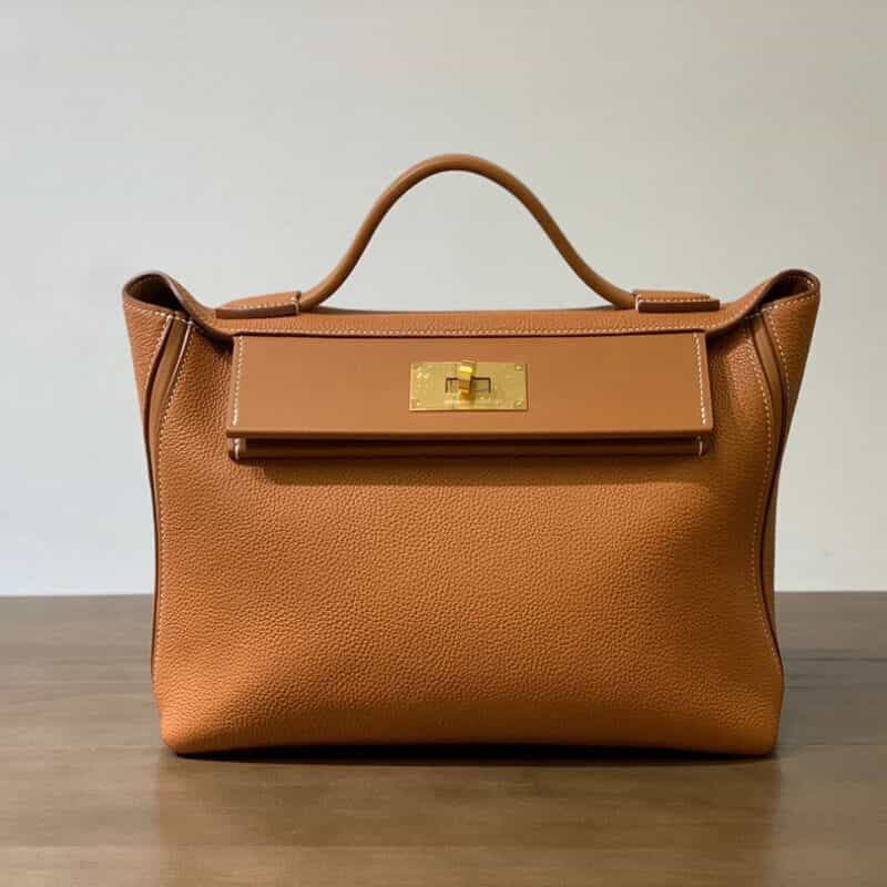 Hermès爱马仕 Kelly 2424 金棕金扣 29CM