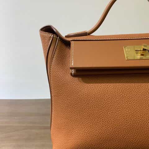 Hermès爱马仕 Kelly 2424 金棕金扣 29CM