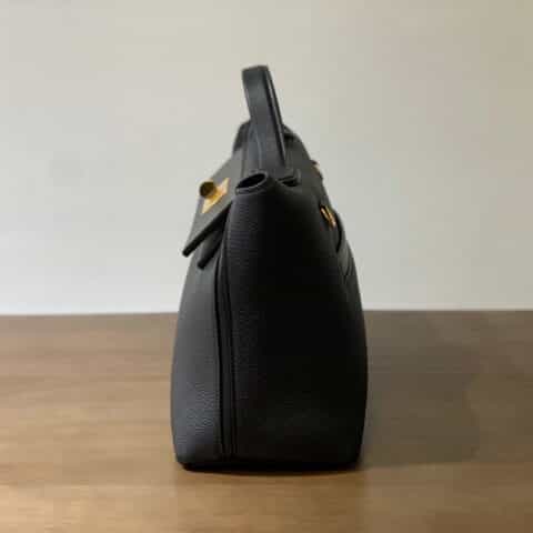 Hermès爱马仕 Kelly 2424 黑色金扣 29CM