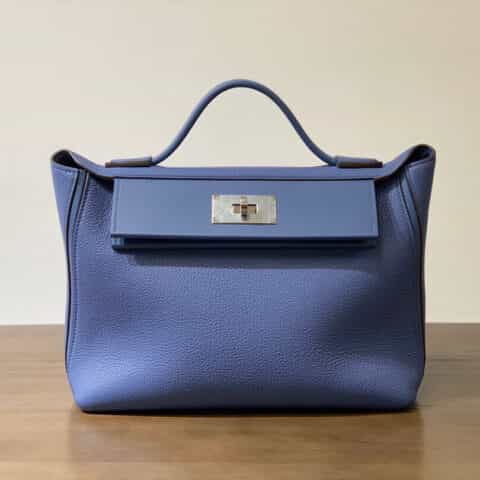 Hermès爱马仕 Kelly 2424 明蓝色 29CM