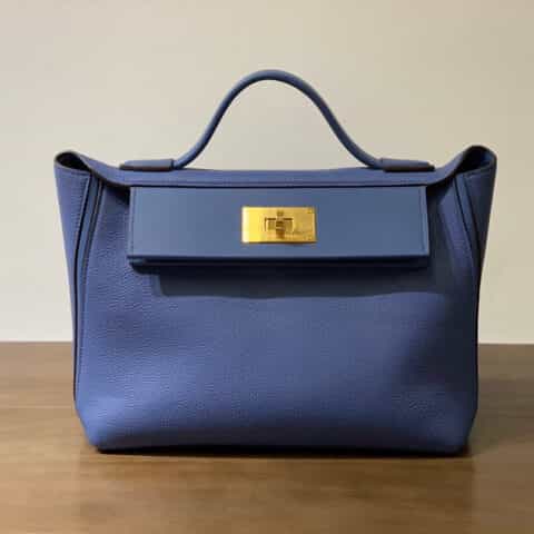 Hermès爱马仕 Kelly 2424 明蓝色 29CM