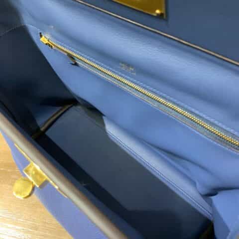 Hermès爱马仕 Kelly 2424 明蓝色 29CM
