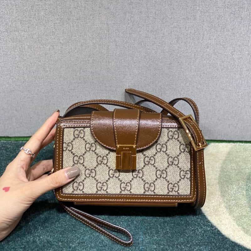 Gucci 1955 Horsebit小盒子斜挎手机包 687616