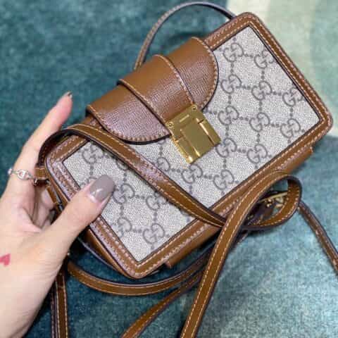 Gucci 1955 Horsebit小盒子斜挎手机包 687616