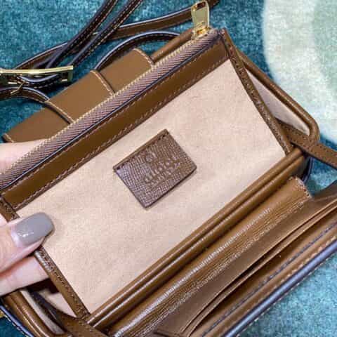 Gucci 1955 Horsebit小盒子斜挎手机包 687616