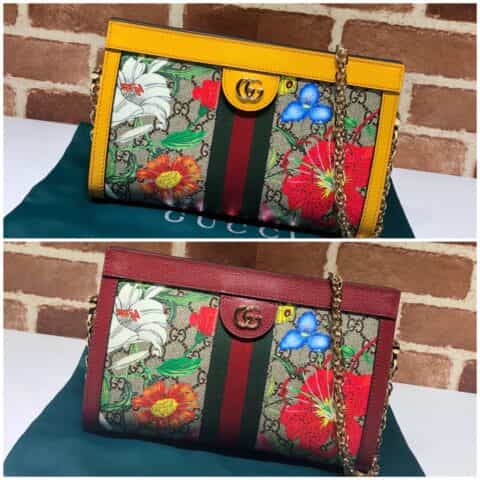 GUCCI古驰Ophidia系列GG花卉小号肩背包503877