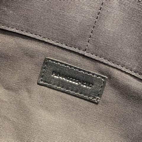 Saint laurent Ysl Monogram大号手拿包 379039黑色银扣