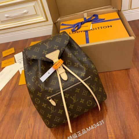 Louis Vuitton LV Monogram老花色 MONTSOURIS 双肩包 M43431