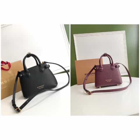 Burberry巴宝莉经典House格纹棉质裁片The Banner 班纳手袋