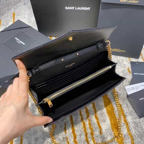 Saint laurent Ysl Monogram Mix Matelass Bag 620280黑色