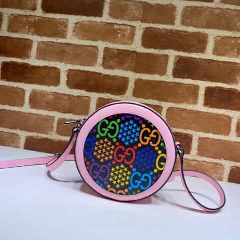 GUCCI古驰魔幻跳跳糖系列圆形肩背包603938