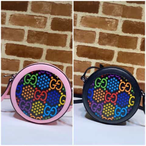 GUCCI古驰魔幻跳跳糖系列圆形肩背包603938