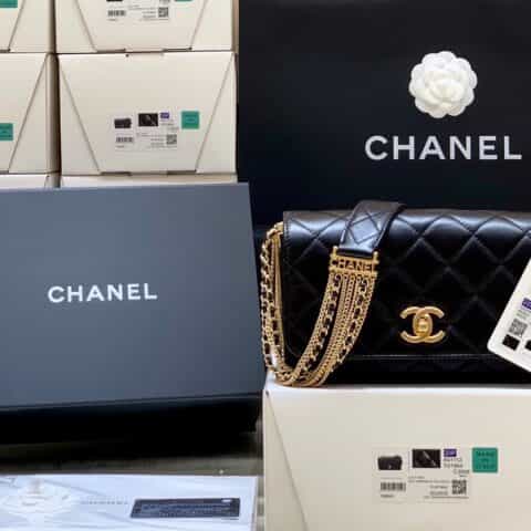 Chanel 2020秋冬限量版链条包 AS2052黑色