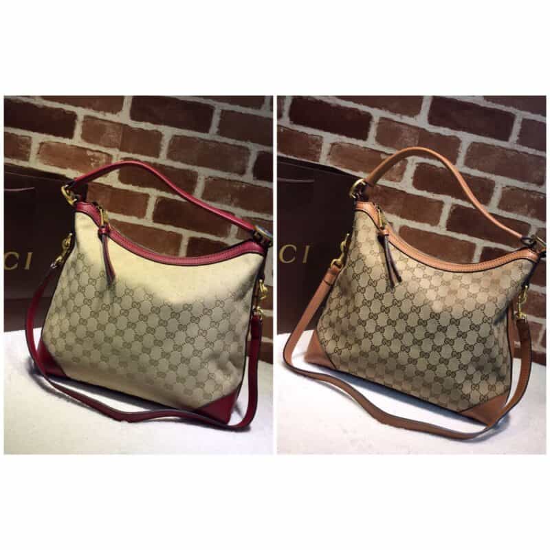 GUCCI古驰MISS GG单肩手提包 326514西瓜红G 小号圆底包326514