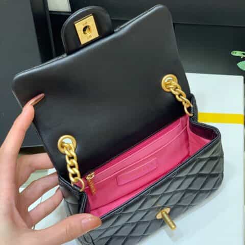 Chanel Classic flap bag CF宝石包 AS2379黑色