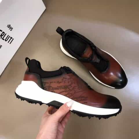 Berluti伯鲁提   意大利进口皮胚高端精品男士运动鞋