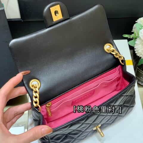 Chanel Classic flap bag CF宝石包 AS2380黑色