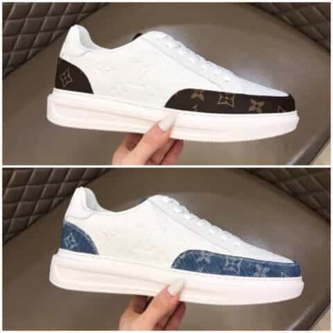 LV/路易威登   白色头层牛皮新品男士高端休闲运动鞋