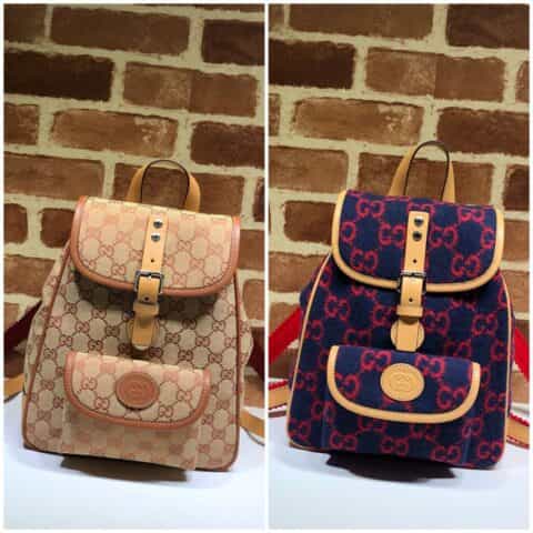 GUCCI古驰儿童GG双肩背包630818