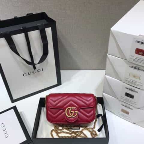 Gucci GG Nano 链条小包 476433
