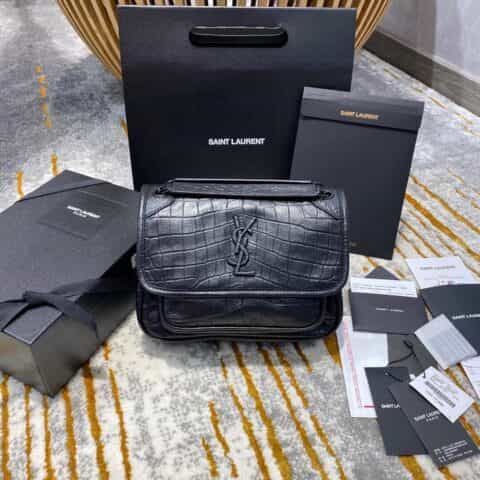 Saint laurent Ysl Niki Baby 22 Bag 533037鳄鱼纹