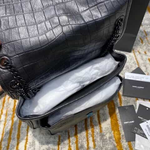 Saint laurent Ysl Niki Medium 28 Bag 498894鳄鱼纹