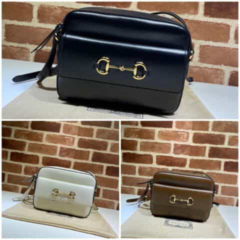 GUCCI古驰马衔扣1955系列小号肩背包645454